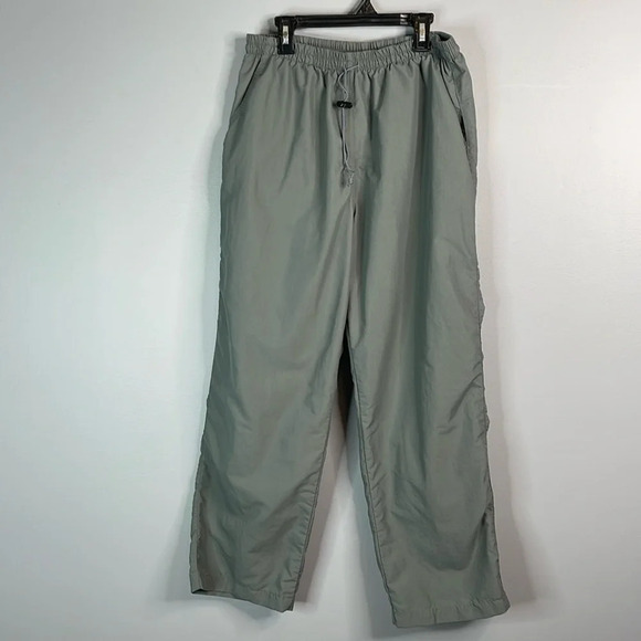 MEC Mens Mountain Equipment Co-op Nylon Wind Pants Grey Elastic Drawstring L - Picture 12 of 12